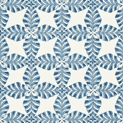 Thibaut Starleaf  Wallpaper in Blue