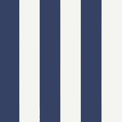 Thibaut Summer Stripe Wallpaper in Navy