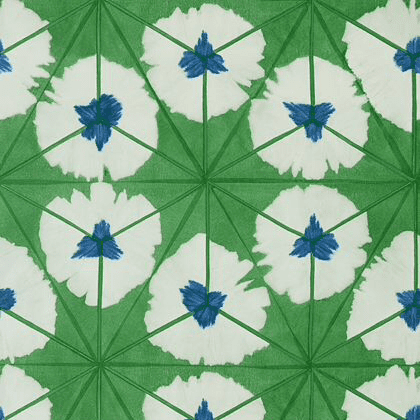 Thibaut Sunburst Wallpaper in Emerald Green