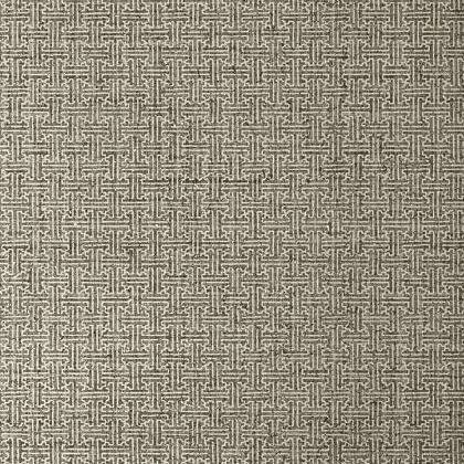 Thibaut Taza Cork Wallpaper in Charcoal