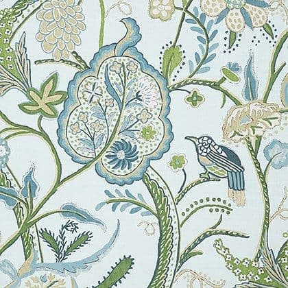 Thibaut Windsor Wallpaper in Spa Blue