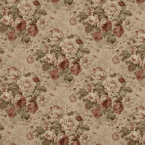 Warwick Bibury Linen Fabric in Antique